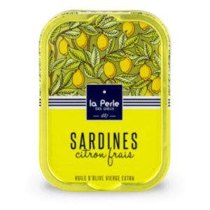 Sardinen in Olivenöl und frischer Zitrone