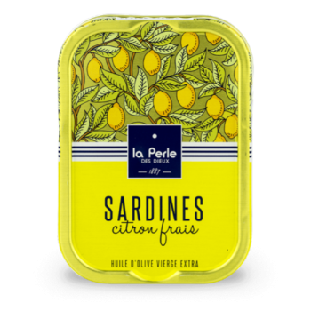 Sardinen in Olivenöl und frischer Zitrone